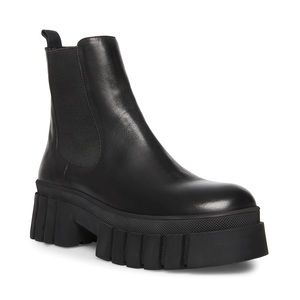 Steve Madden Abram Black Leather Boots